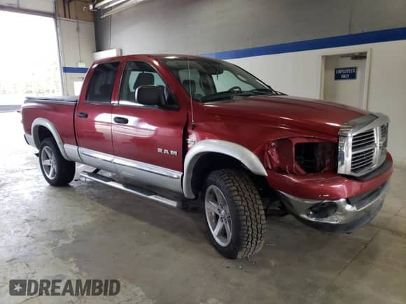 2008 Dodge 1500 Laramie с VIN 1D7HU18218J202795, выставлен на аукционе Copart как лот 73139174 с пробегом 129 132 миль миль и Списание • Salvage title. История ставок и продаж доступна на DreamBid. Изображение 4.