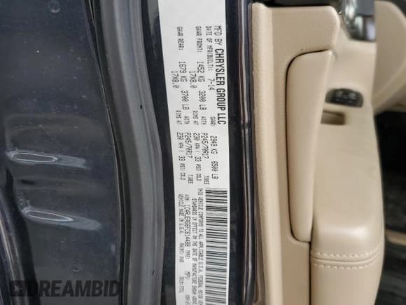 ✅ 2015 Jeep Grand Cherokee Laredo • VIN: 1C4RJEAG6FC614488 • Lot: 85648625. Listed on Copart with 153,383 mi. Free auction sales archive from the USA and detailed vehicle history report at DreamBid. Image 13.