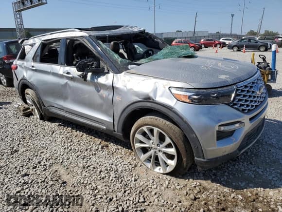 ✅ 2021 Ford Explorer Platinum • VIN: 1FM5K8HC7MGA45457 • Lot: 72015155. Wystawiony na Copart z przebiegiem 65 155 mil. Bezpłatny archiwum sprzedaży aukcyjnych z USA i szczegółowy raport historii pojazdu na DreamBid. Zdjęcie 4.