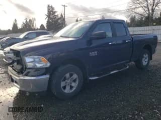 2018 Ram 1500 SLT with VIN 1C6RR7GG8JS307373, listed as a Copart auction lot 85975534 with 99,909 mi miles and Salvage title. Bid and sale history available at DreamBid. Image 1.