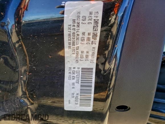 ✅ 2013 FIAT 500e • VIN: 3C3CFFGE7DT707397 • Lot: 96833615. Listed on Copart with 65,039 mi. Free auction sales archive from the USA and detailed vehicle history report at DreamBid. Image 12.