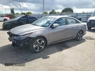 ✅ 2022 Hyundai Elantra Limited • VIN: KMHLN4AJ1NU024090 • Lot: 81598955. Listed on Copart with 68,082 mi. Free auction sales archive from the USA and detailed vehicle history report at DreamBid. Image 1.