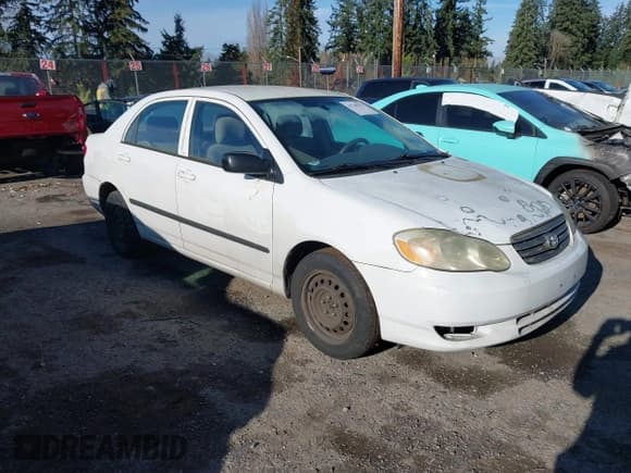 ✅ 2004 Toyota Corolla CE • VIN: 1NXBR32E64Z191880 • Lot: 43748151. Listed on IAAI with 222,690 mi. Free auction sales archive from the USA and detailed vehicle history report at DreamBid. Image 1.