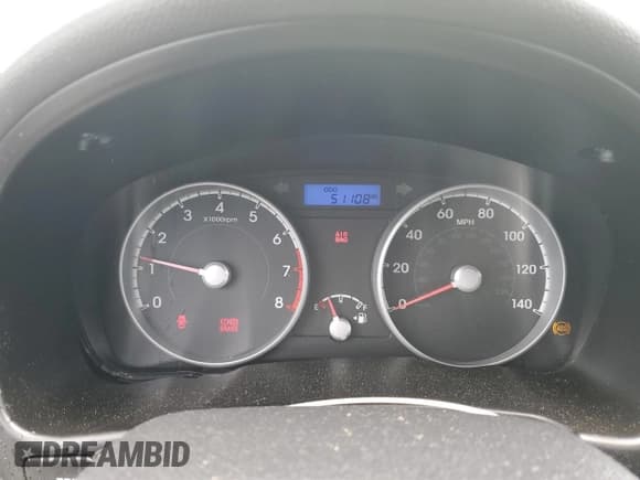 ✅ 2010 Hyundai Accent GS • VIN: KMHCM3AC4AU180391 • Лот: 64563995. Опубликован ранее на Copart с пробегом 51 108 миль. Бесплатный доступ к архиву аукционных продаж из США и подробный отчёт об истории автомобиля на DreamBid. Изображение 9.