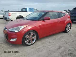 2013 Hyundai Veloster w/Gray Int с VIN KMHTC6ADXDU098117, выставлен на аукционе Copart как лот 74143514 с пробегом Не указан миль и Списание • Salvage title. История ставок и продаж доступна на DreamBid. Изображение 1.