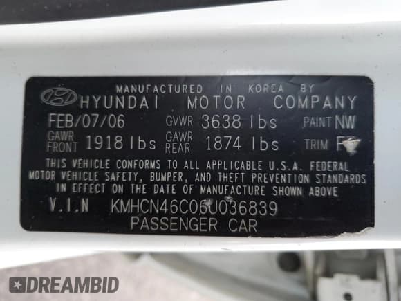 ✅ 2006 Hyundai Accent GLS • VIN: KMHCN46C06U036839 • Лот: 84208814. Опубликован ранее на Copart с пробегом 141 568 миль. Бесплатный доступ к архиву аукционных продаж из США и подробный отчёт об истории автомобиля на DreamBid. Изображение 14.