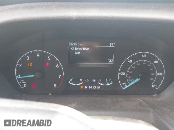 ✅ 2023 Ford Transit Cargo • VIN: 1FTBR3X83PKA70005 • Lot: 42949959. Listed on IAAI with 53,215 mi. Free auction sales archive from the USA and detailed vehicle history report at DreamBid. Image 7.