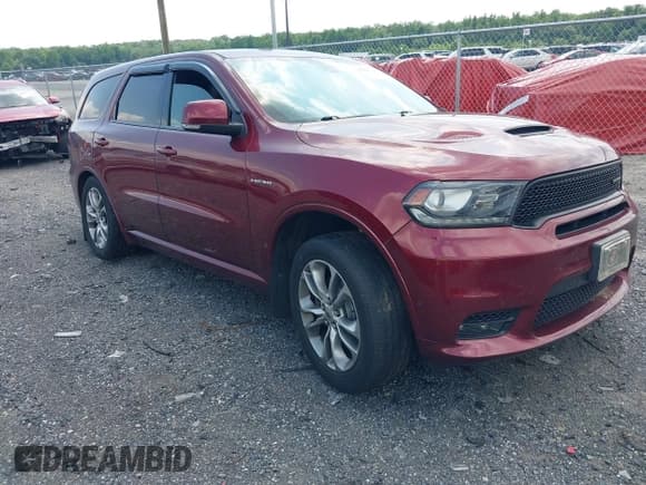 ✅ 2020 Dodge Durango R/T • VIN: 1C4SDJCT1LC412343 • Lot: 42688369. Listed on IAAI with 64,153 mi. Free auction sales archive from the USA and detailed vehicle history report at DreamBid. Image 1.