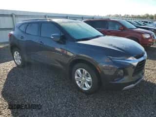 2021 Chevrolet Blazer LT with VIN 3GNKBHRSXMS523375, listed as a Copart auction lot 74856414 with Not provided miles and Non repairable. Bid and sale history available at DreamBid. Image 4.