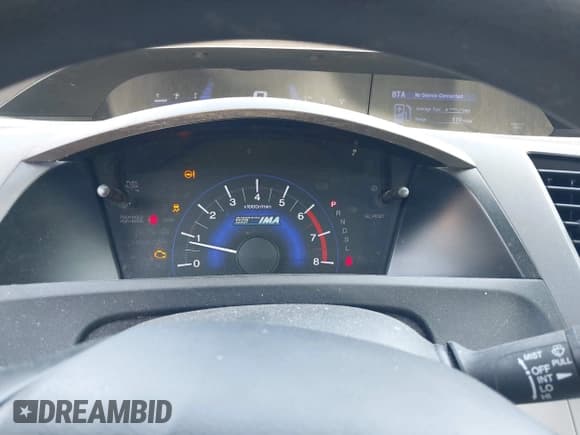 ✅ 2012 Honda Civic • VIN: JHMFB4F20CS007090 • Lot: 42157520. Listed on IAAI with 286,751 mi. Free auction sales archive from the USA and detailed vehicle history report at DreamBid. Image 7.