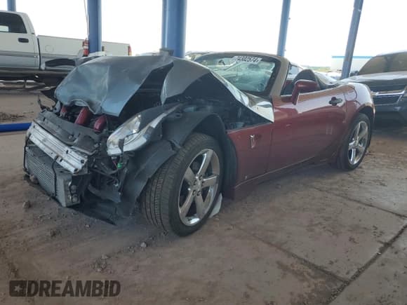 ✅ 2009 Pontiac Solstice GXP • VIN: 1G2MT35X59Y105815 • Лот: 74302574. Опубликован ранее на Copart с пробегом Не указан. Бесплатный доступ к архиву аукционных продаж из США и подробный отчёт об истории автомобиля на DreamBid. Изображение 1.