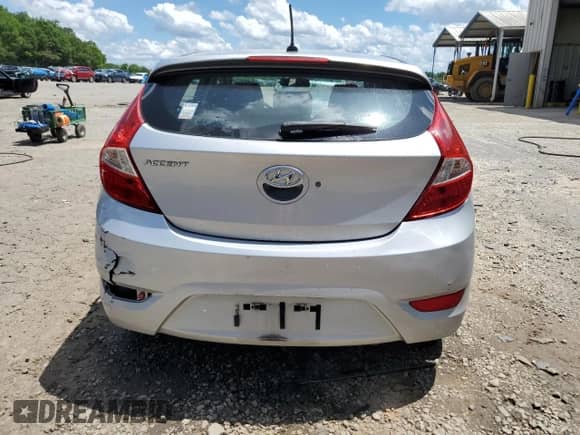 2017 Hyundai Accent Sport with VIN KMHCU5AE0HU325725, listed as a Copart auction lot 60885285 with 110,708 mi miles and Salvage title. Bid and sale history available at DreamBid. Image 6.