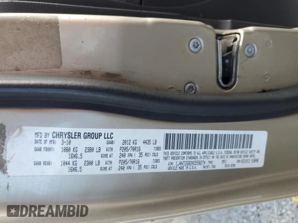 ✅ 2010 Jeep Patriot Sport • VIN: 1J4NT2GB2AD558274 • Lot: 89495985. Listed on Copart with 102,408 mi. Free auction sales archive from the USA and detailed vehicle history report at DreamBid. Image 13.