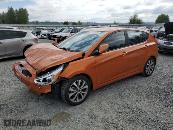 ✅ 2016 Hyundai Accent Sport • VIN: KMHCU5AE5GU251250 • Лот: 71916225. Опубликован ранее на Copart с пробегом 66 958 миль. Бесплатный доступ к архиву аукционных продаж из США и подробный отчёт об истории автомобиля на DreamBid. Изображение 1.