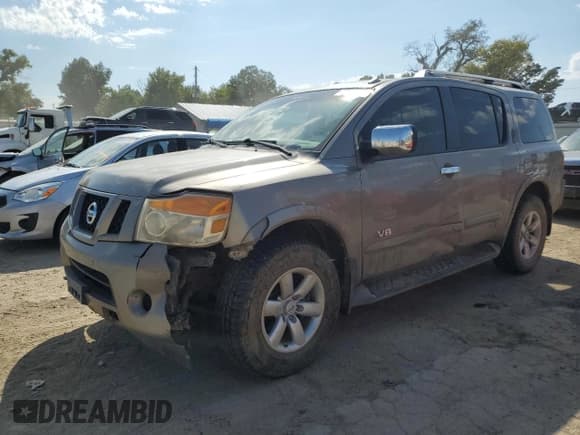 ✅ 2008 Nissan Armada SE • VIN: 5N1BA08C58N603671 • Lot: 84594935. Wystawiony na Copart z przebiegiem 202 376 mil. Bezpłatny archiwum sprzedaży aukcyjnych z USA i szczegółowy raport historii pojazdu na DreamBid. Zdjęcie 1.