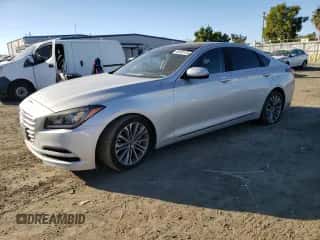 2015 Hyundai Genesis 3.8L z VIN KMHGN4JE4FU066727, wystawiony jako Copart lot #40420143 z przebiegiem 94 279 mil mil oraz . Historia ofert i sprzedaży dostępna na DreamBid. Obrazek 1.