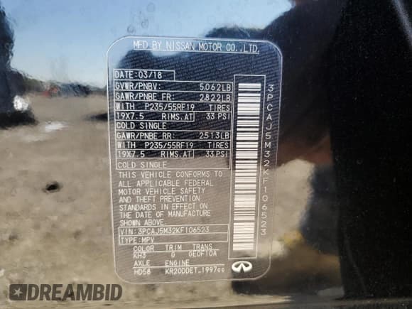 ✅ 2019 Infiniti QX50 Luxe • VIN: 3PCAJ5M32KF106523 • Lot: 89452125. Wystawiony na Copart z przebiegiem 102 209 mil. Bezpłatny archiwum sprzedaży aukcyjnych z USA i szczegółowy raport historii pojazdu na DreamBid. Zdjęcie 13.