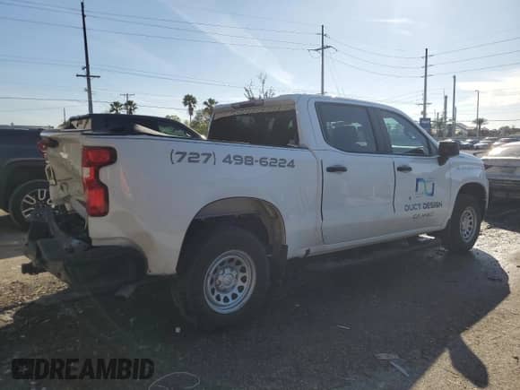 ✅ 2024 Chevrolet Silverado 1500 Work Truck • VIN: 1GCPAAEKXRZ158995 • Lot: 46082605. Wystawiony na Copart z przebiegiem 14 781 mil. Bezpłatny archiwum sprzedaży aukcyjnych z USA i szczegółowy raport historii pojazdu na DreamBid. Zdjęcie 3.