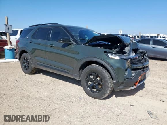 ✅ 2024 Ford Explorer Timberline • VIN: 1FMSK8JH5RGA34263 • Lot: 69872915. Wystawiony na Copart z przebiegiem 17 942 mil. Bezpłatny archiwum sprzedaży aukcyjnych z USA i szczegółowy raport historii pojazdu na DreamBid. Zdjęcie 4.