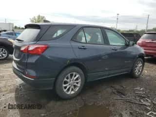 2018 Chevrolet Equinox LS z VIN 3GNAXHEVXJL106213, wystawiony jako Copart lot #82085555 z przebiegiem 65 673 mil mil oraz Szkoda całkowita • Salvage title. Historia ofert i sprzedaży dostępna na DreamBid. Obrazek 3.