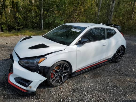 2022 Hyundai Veloster z VIN KMHT36AH1NU011516, wystawiony jako Copart lot #74072874 z przebiegiem 46 675 mil mil oraz Szkoda całkowita • Salvage title. Historia ofert i sprzedaży dostępna na DreamBid. Obrazek 1.