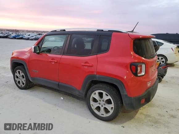 ✅ 2016 Jeep Renegade Limited • VIN: ZACCJBDT0GPC74748 • Lot: 91658525. Listed on Copart with 144,125 mi. Free auction sales archive from the USA and detailed vehicle history report at DreamBid. Image 2.