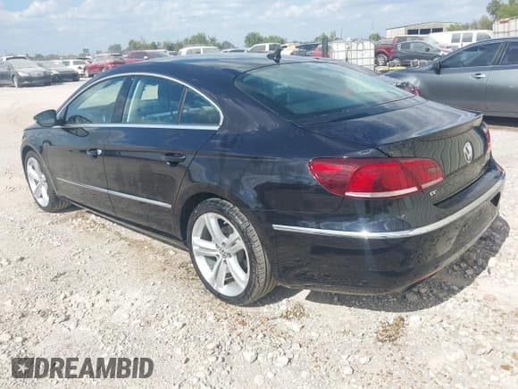 ✅ 2013 Volkswagen CC R-Line • VIN: WVWBP7AN6DE501801 • Lot: 43455679. Listed on IAAI with 122,528 mi. Free auction sales archive from the USA and detailed vehicle history report at DreamBid. Image 3.