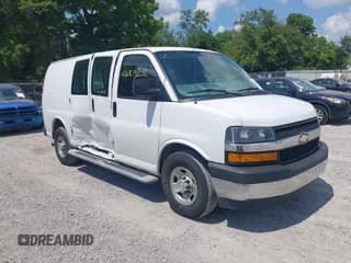✅ 2018 Chevrolet Express Cargo • VIN: 1GCWGAFG7J1903984 • Lot: 42810740. Listed on IAAI with 127,525 mi. Free auction sales archive from the USA and detailed vehicle history report at DreamBid. Image 1.
