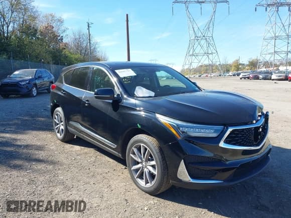 ✅ 2020 Acura RDX Technology • VIN: 5J8TC2H54LL021891 • Lot: 43603925. Listed on IAAI with 77,553 mi. Free auction sales archive from the USA and detailed vehicle history report at DreamBid. Image 1.