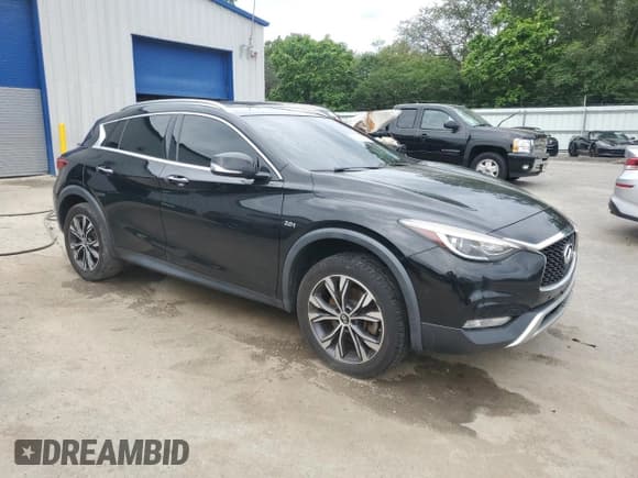 ✅ 2018 Infiniti QX30 Luxury • VIN: SJKCH5CR5JA047224 • Lot: 64248565. Listed on Copart with 143,208 mi. Free auction sales archive from the USA and detailed vehicle history report at DreamBid. Image 4.