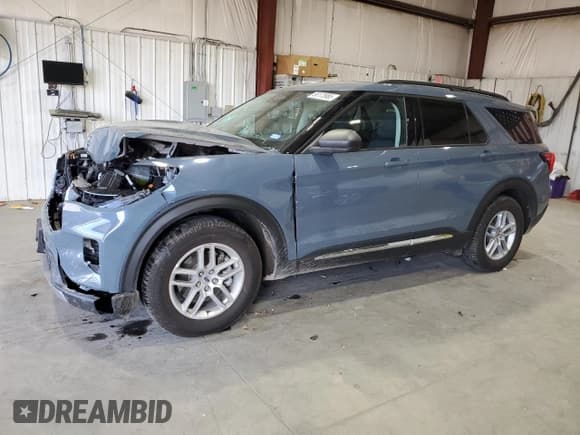 ✅ 2025 Ford Explorer Active • VIN: 1FMUK7DH7SGA64594 • Lot: 80173985. Listed on Copart with 7,766 mi. Free auction sales archive from the USA and detailed vehicle history report at DreamBid. Image 1.