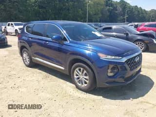 2019 Hyundai Santa Fe SE z VIN 5NMS23AD3KH065269, wystawiony jako IAAI lot #43127505 z przebiegiem 76 055 mil mil oraz . Historia ofert i sprzedaży dostępna na DreamBid. Obrazek 1.