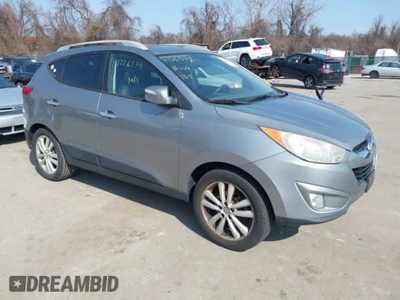 2010 Hyundai Tucson GLS with VIN KM8JUCAC2AU078658, listed as a IAAI auction lot 41726534 with 140,155 mi miles and . Bid and sale history available at DreamBid. Image 1.
