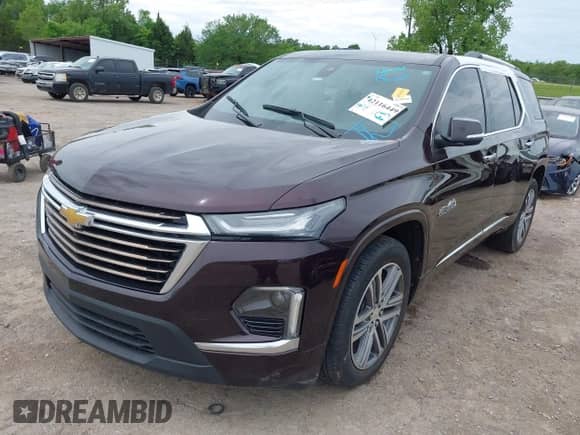 2022 Chevrolet Traverse High Country с VIN 1GNEVNKW2NJ109753, выставлен на аукционе IAAI как лот 42116449 с пробегом Не указан миль и . История ставок и продаж доступна на DreamBid. Изображение 2.
