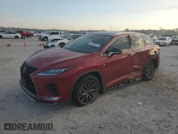 ✅ 2022 Lexus RX 350 F Sport • VIN: 2T2YZMDA2NC357482 • Lot: 86658025. Listed on Copart with 77,409 mi. Free auction sales archive from the USA and detailed vehicle history report at DreamBid. Image 1.