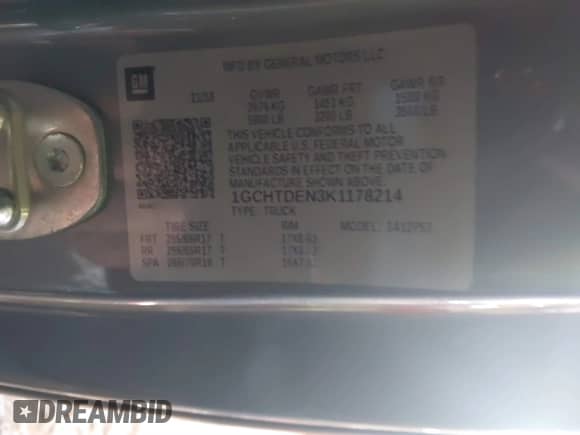 2019 Chevrolet Colorado 4WD Z71 с VIN 1GCHTDEN3K1178214, выставлен на аукционе IAAI как лот 41640246 с пробегом 48 212 миль миль и . История ставок и продаж доступна на DreamBid. Изображение 9.