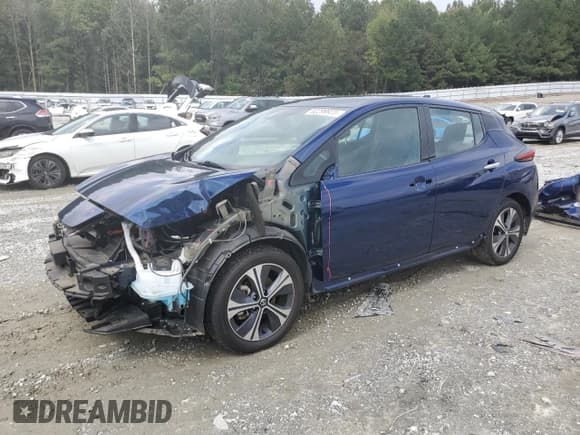 ✅ 2020 Nissan LEAF SL Plus • VIN: 1N4BZ1DP8LC304830 • Лот: 82299925. Опубликован ранее на Copart с пробегом 51 024 миль. Бесплатный доступ к архиву аукционных продаж из США и подробный отчёт об истории автомобиля на DreamBid. Изображение 1.