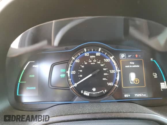 2019 Hyundai Ioniq с VIN KMHC65LD2KU105847, выставлен на аукционе Copart как лот 63232514 с пробегом 75 267 миль миль и Списание • Salvage title. История ставок и продаж доступна на DreamBid. Изображение 9.