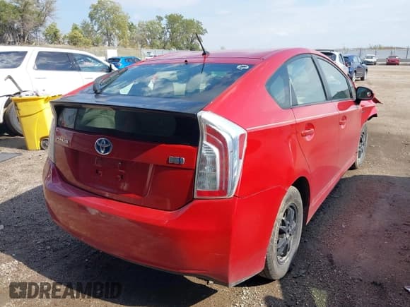 ✅ 2013 Toyota Prius Three • VIN: JTDKN3DU5D5556905 • Lot: 43462606. Listed on IAAI with 245,506 mi. Free auction sales archive from the USA and detailed vehicle history report at DreamBid. Image 4.
