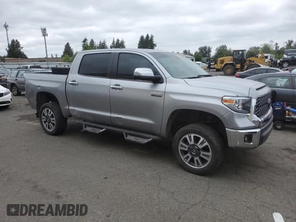 ✅ 2021 Toyota Tundra Platinum • VIN: 5TFAY5F15MX981577 • Lot: 62136985. Listed on Copart with 88,809 mi. Free auction sales archive from the USA and detailed vehicle history report at DreamBid. Image 4.
