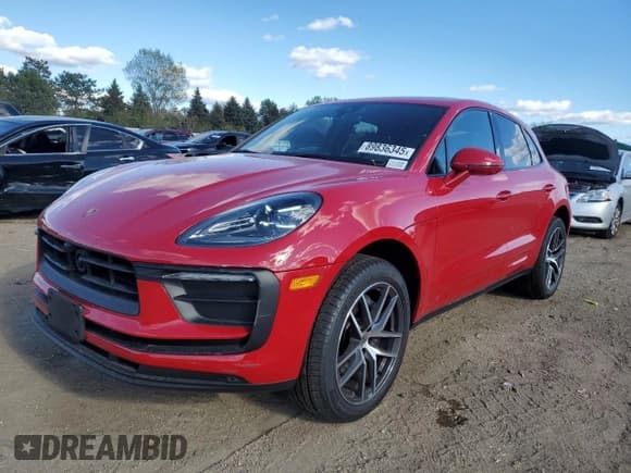 ✅ 2025 Porsche Macan • VIN: WP1AA2A59SLB08253 • Lot: 89836345. Listed on Copart with 1,700 mi. Free auction sales archive from the USA and detailed vehicle history report at DreamBid. Image 1.