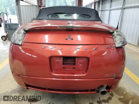 ✅ 2008 Mitsubishi Eclipse GT • VIN: 4A3AL35TX8E007128 • Lot: 72209194. Listed on Copart with Not provided. Free auction sales archive from the USA and detailed vehicle history report at DreamBid. Image 6.