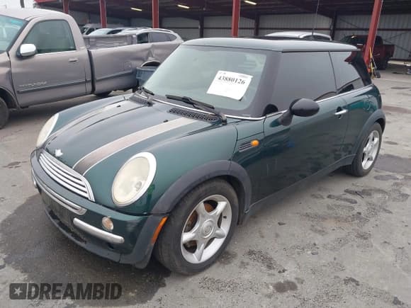 ✅ 2003 MINI Hardtop • VIN: WMWRC334X3TE16168 • Lot: 43880126. Listed on IAAI with Not provided. Free auction sales archive from the USA and detailed vehicle history report at DreamBid. Image 2.