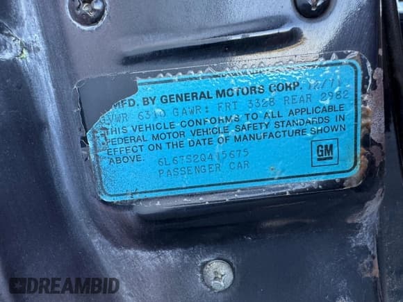 ✅ 1972 Cadillac Eldorado • VIN: 6L67S2Q415675 • Lot: 66964025. Wystawiony na Copart z przebiegiem 5 536 mil. Bezpłatny archiwum sprzedaży aukcyjnych z USA i szczegółowy raport historii pojazdu na DreamBid. Zdjęcie 10.