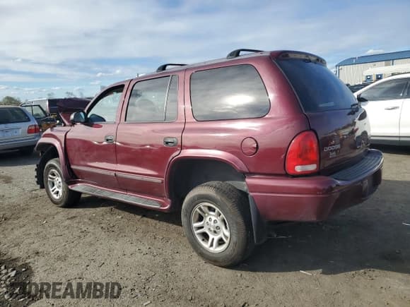 ✅ 2003 Dodge Durango SLT • VIN: 1D4HS48N83F547493 • Lot: 90807755. Wystawiony na Copart z przebiegiem Nie podano. Bezpłatny archiwum sprzedaży aukcyjnych z USA i szczegółowy raport historii pojazdu na DreamBid. Zdjęcie 2.