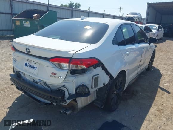 ✅ 2023 Toyota Corolla Hybrid LE • VIN: JTDBCMFE7PJ014072 • Лот: 43136318. Опубликован ранее на IAAI с пробегом 36 386 миль. Бесплатный доступ к архиву аукционных продаж из США и подробный отчёт об истории автомобиля на DreamBid. Изображение 4.