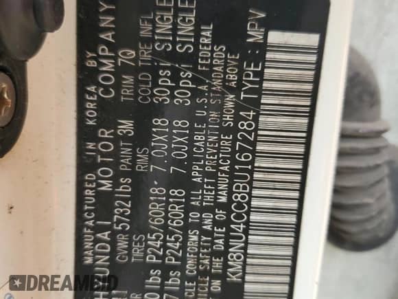 2011 Hyundai Veracruz Limited с VIN KM8NU4CC8BU167284, выставлен на аукционе Copart как лот 45106385 с пробегом 137 828 миль миль и Чистый • Clean title. История ставок и продаж доступна на DreamBid. Изображение 12.