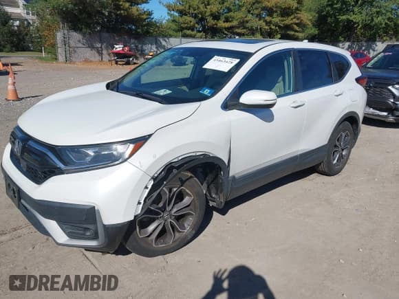 ✅ 2020 Honda CR-V EX-L • VIN: 2HKRW2H80LH665192 • Lot: 43463428. Listed on IAAI with 71,495 mi. Free auction sales archive from the USA and detailed vehicle history report at DreamBid. Image 2.