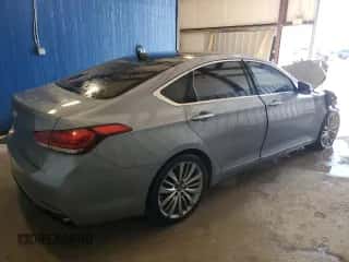 2015 Hyundai Genesis 5.0L with VIN KMHGN4JF2FU069165, listed as a Copart auction lot 74614864 with 134,019 mi miles and Clean title. Bid and sale history available at DreamBid. Image 3.