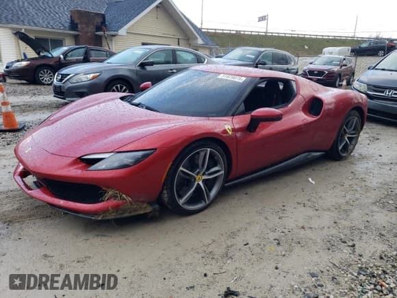 ✅ 2022 Ferrari 296 • VIN: ZFF99SLAXN0283335 • Lot: 51829075. Wystawiony na Copart z przebiegiem 4 146 mil. Bezpłatny archiwum sprzedaży aukcyjnych z USA i szczegółowy raport historii pojazdu na DreamBid. Zdjęcie 1.